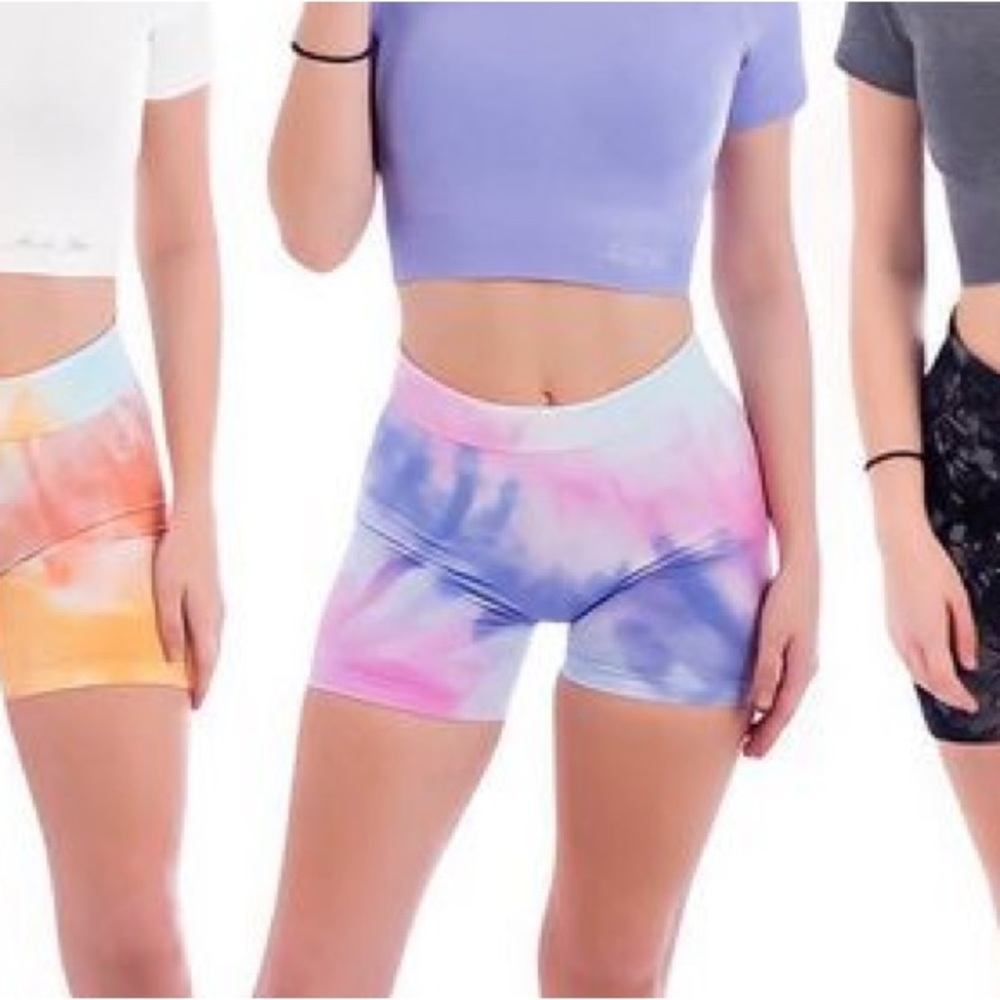 Allure the brand- cotton candy biker shorts
